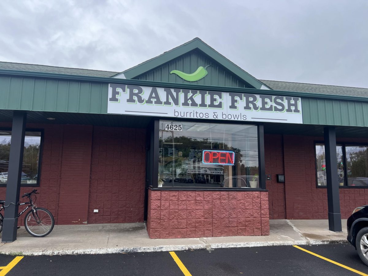 Frankie Fresh is now where Brockport's Family Video was, Sept. 23, 2024. (Canalside Chronicles/Erin Jones)