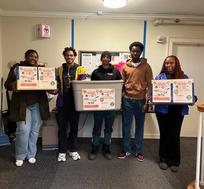 Student leaders drop off donation items at Bethany House on Friday, Nov. 22, 2024. (Photo courtesy of Ariyana Feazell)